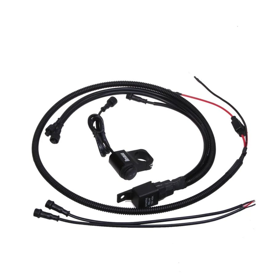 

Universal 40A relay switch control line group for Yamaha Kawasaki Honda worklight spotlight motorcycle headlight