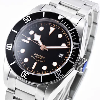 

41mm 316 SS sapphire glass часы мужские механические relogio a prova de agua automatic mechanical wristwatches watch men Sterile