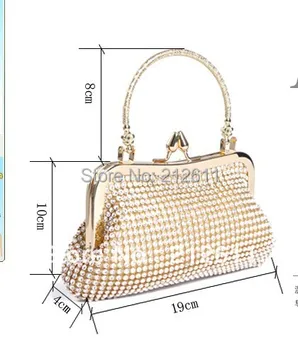 

2016 Top Time-limited Freeshipping Dress Designer Handbags High Quality Luxury Style of Full Diamond Evening Hangbag/tote Bag