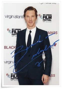 

Benedict Cumberbatch autographed signed photo 4*6 inches freeshipping 01.2017 03