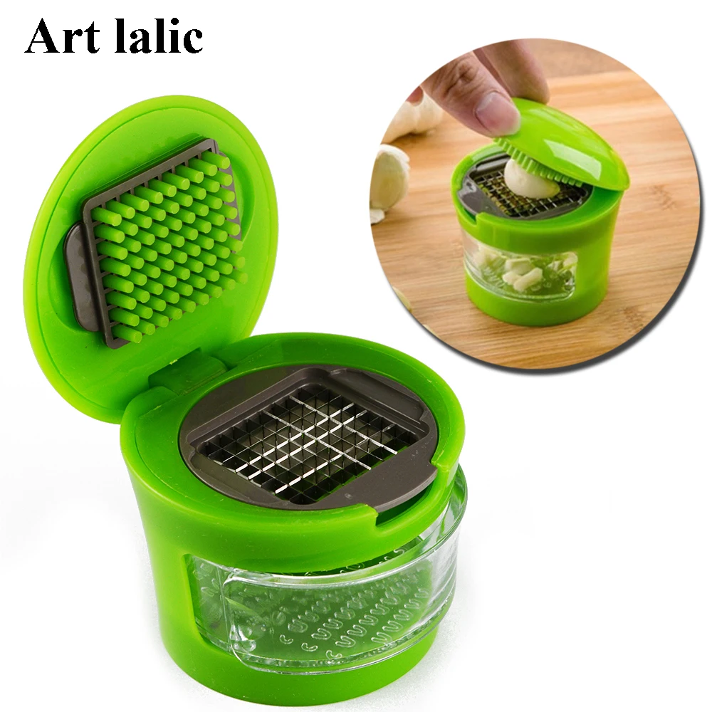 

Kitchen Vegetable Tools Mini Garlic Press Presser Onion Chopper Garlic Mincer Slicer Dicer Grater