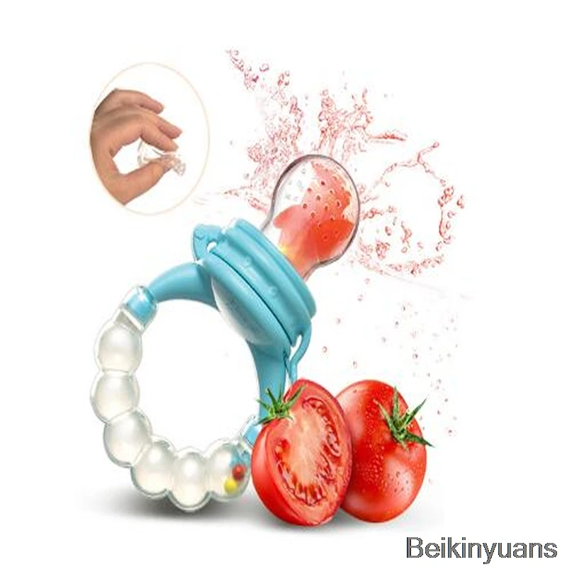 

Baby pacifier fresh food milk feeder child pacifier feeding safety baby supplies baby bell toy bottle feeding tool food soother