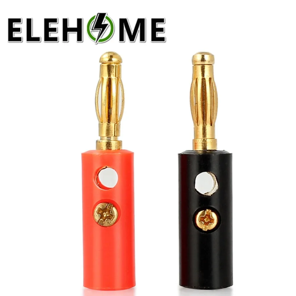 

1/2/pcs 4mm Banana Plug Audio Speaker Screw Banana Plugs Connector XF30