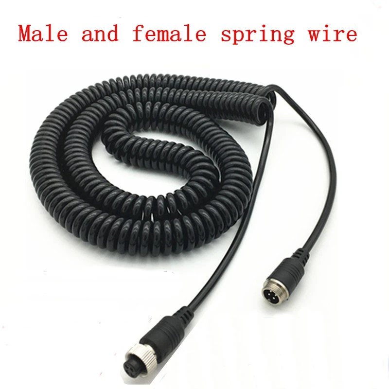 Spring video reversing image semi trailer connection line camera