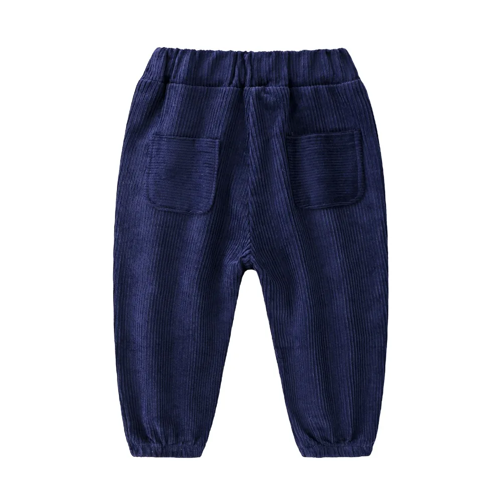 Kimocat/осенне-весенние штаны; Детские теплые штаны; новые модные зимние вельветовые брюки для малышей; плотные однотонные брюки для мальчиков