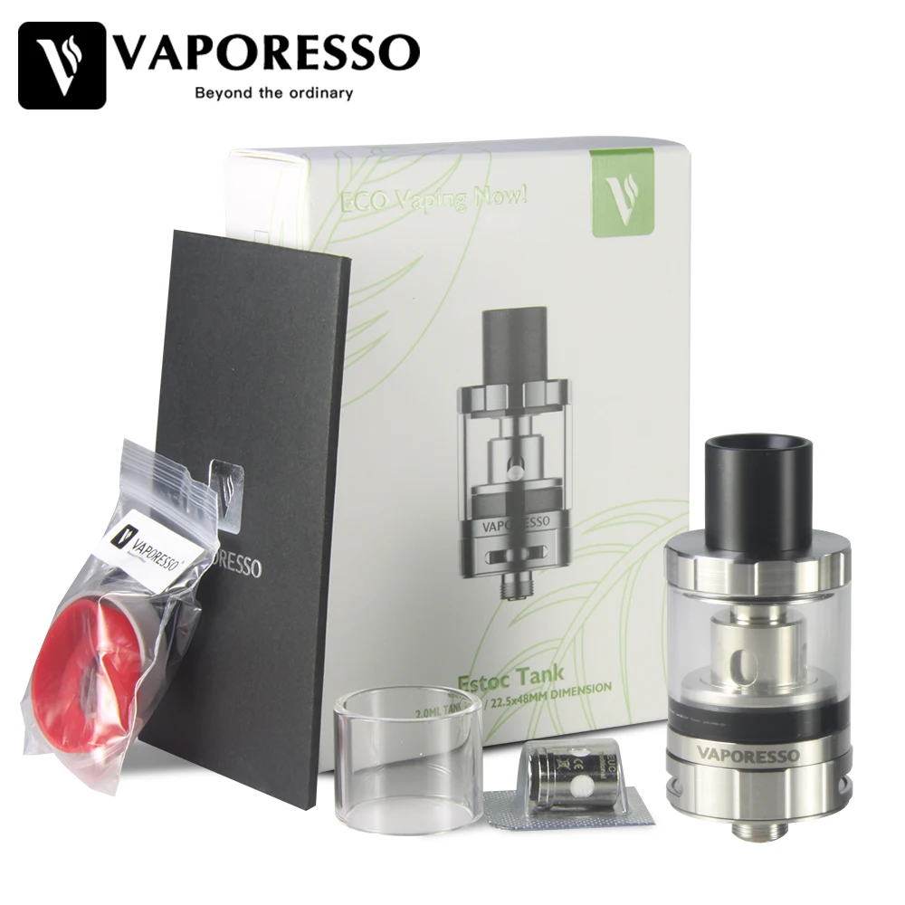 

Vaporesso Estoc Tank 2ml Estoc Tank Mega 4ml Top filling Design Tank with EUC Coil New Arrival