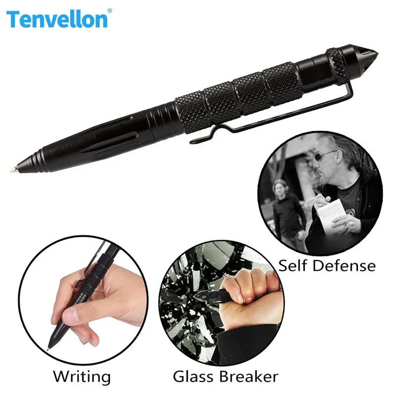 Принадлежности для самообороны, ручка для самообороны, тактическая ручка для защиты, острый инструмент для личной защиты с функцией письма