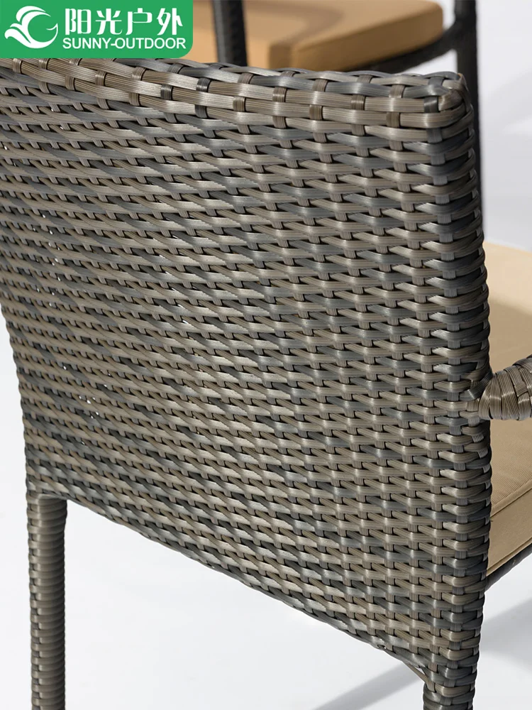 Furniture wicker chair three or five sets of combination table and chairs modern leisure balcony garden garden coffee table Furniture wicker chair three or five sets of combination table and chairs modern leisure balcony garden garden coffee table
