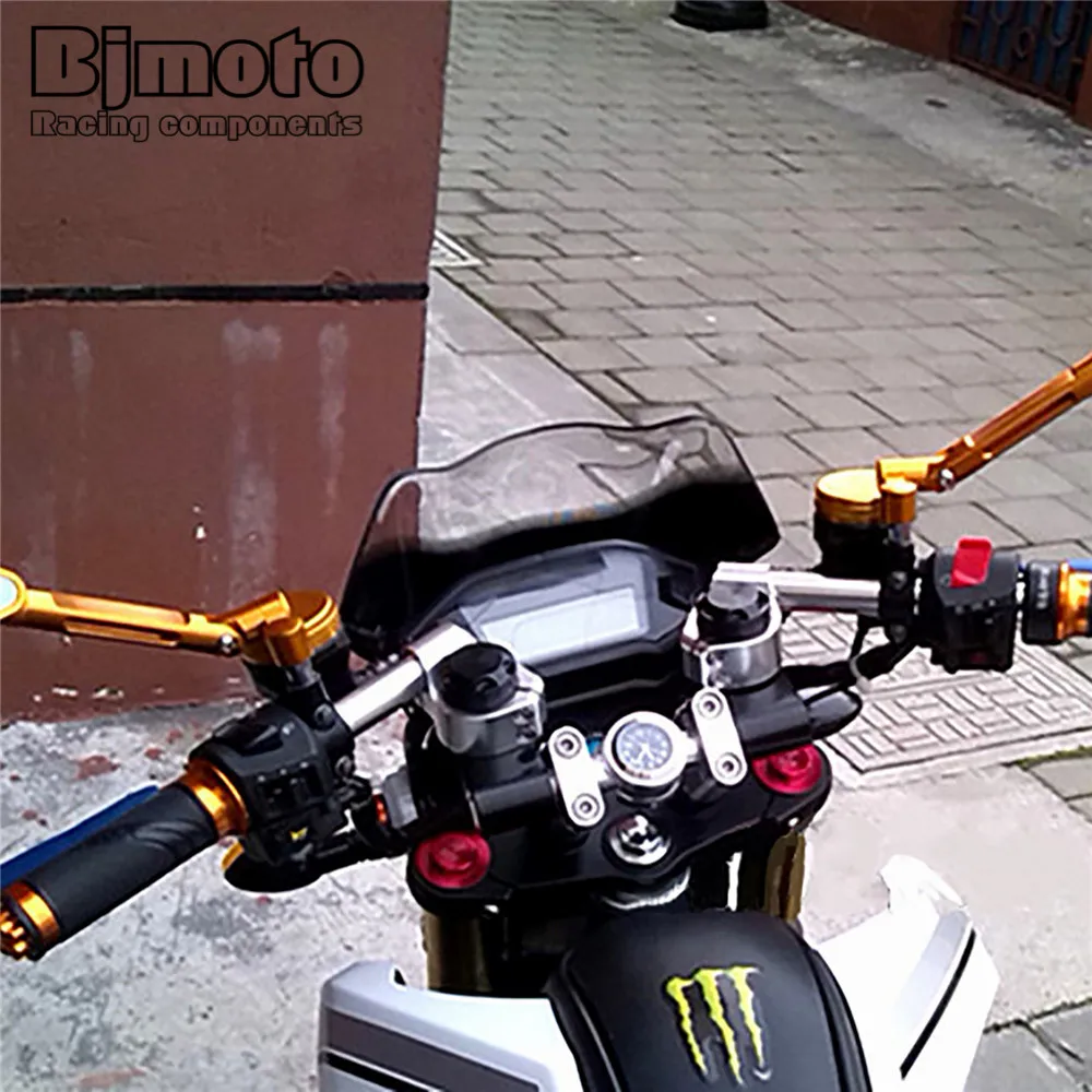 Зажим для Руля Мотоцикла Bjmoto на вилке с зажимом руля Yamaha MT 03 25 2015 2018 YZF R25 2013 R3 ABS 17