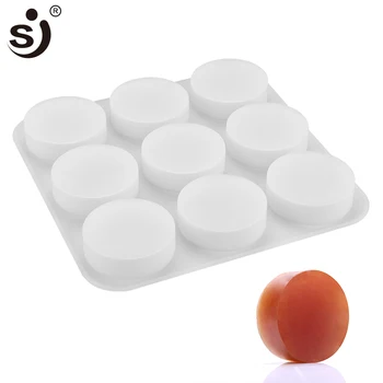 

SJ 3d Silicone Soap Mold Round Shape Baby Silico Mold Soap Molds for Soap Making Moulds Food Grade Silicone Handmade Non-toxic
