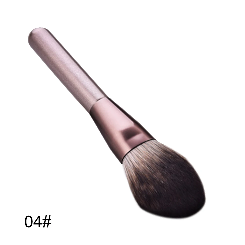 Лидер продаж 1/12 шт. кисти для макияжа набор кистей для макияжа с деревянной ручкой уход за кожей лица кисть для нанесения пудры - Handle Color: 04