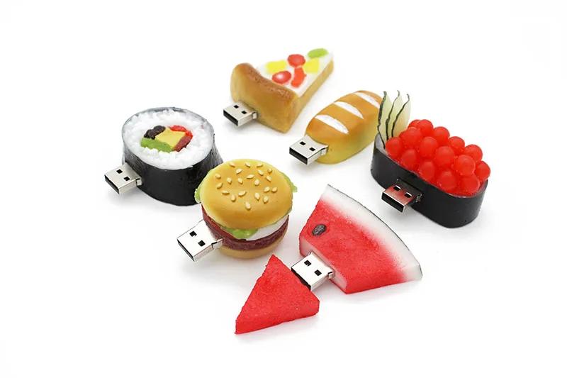 Kdata Hambugar Burger еда серия Usb флеш-накопитель креативный суши флеш-накопитель 4gb 8gb 16gb 32gb Memoria Usb Подарочная игрушка