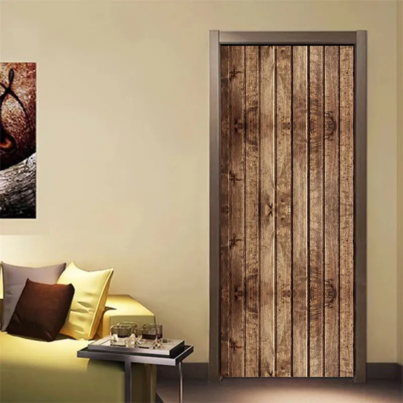 77x200cm 3D hermoso paisaje puerta pegatinas para sala de estar dormitorio PVC adhesivo papel tapiz hogar Decoración impermeable Mural etiqueta 77x200cm 3D hermoso paisaje puerta pegatinas para sala de estar dormitorio PVC adhesivo papel tapiz hogar Decoración impermeable Mural etiqueta