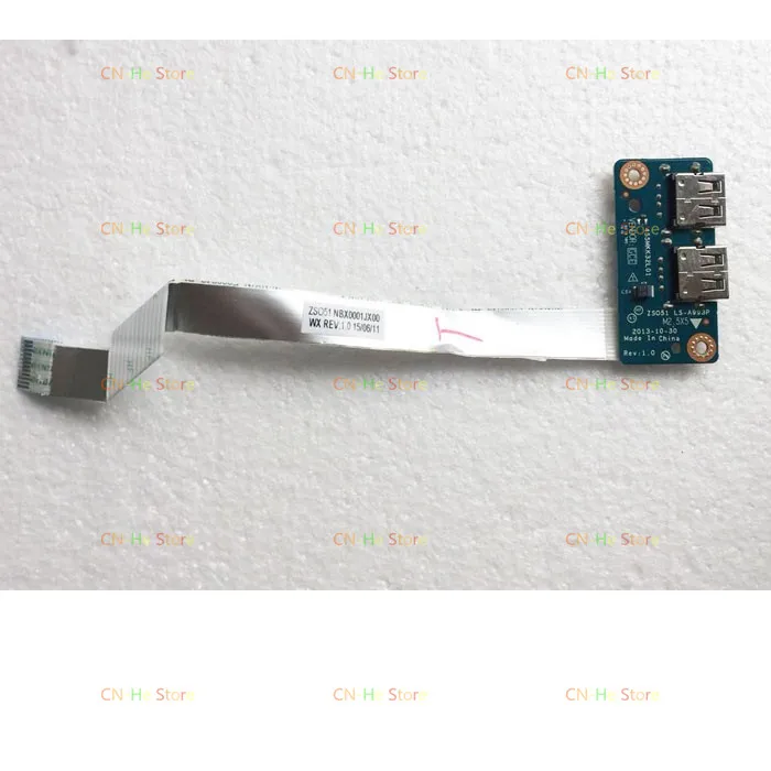 

JOUTNDLN FOR HP 15-R 15-S 15-G 250 G3 Laptop ZSO51 LS-A993P USB board 455MKK32L01 LS-A993P NBX0001JX00