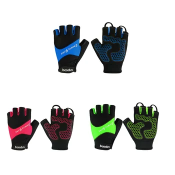 

Women Men Cycling Gloves Short Finger Outdoor Sport Thin Bicycle Gloves Cycling Bike Mitten for BOODUN
