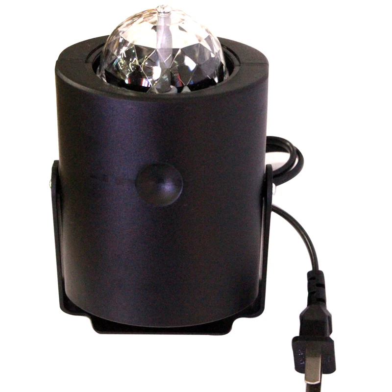 

10pcs/pack Mini RGB LED Crystal Magic Ball Stage Effect Lighting Lamp Party Disco Club DJ Bar Light Show 100-240V EU US Plug