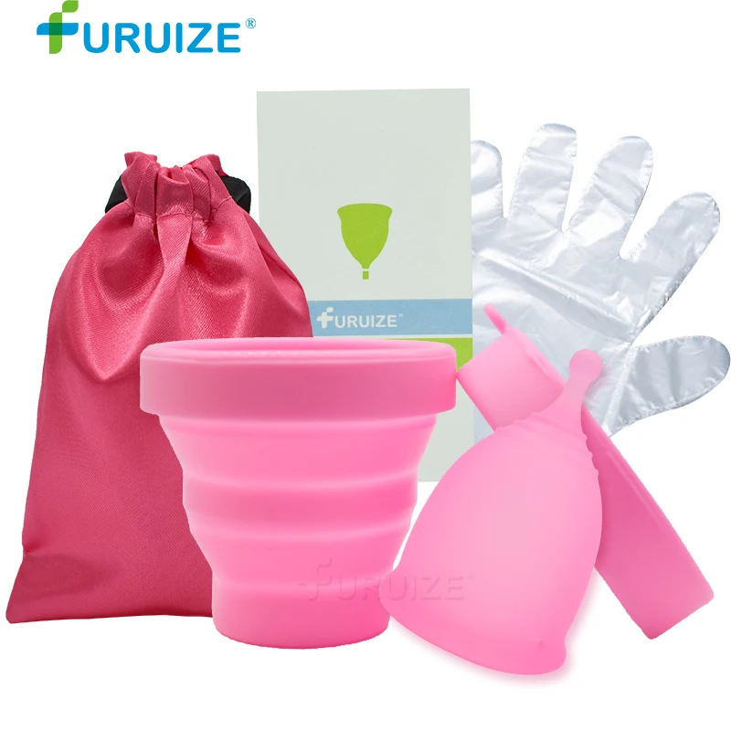 Sterilizing cup with copa menstrual with Cloth bag reusable silicone Cup Feminine hygiene Sterilize Cup use clean Menstrual cup Sterilizing cup with copa menstrual with Cloth bag reusable silicone Cup Feminine hygiene Sterilize Cup use clean Menstrual cup