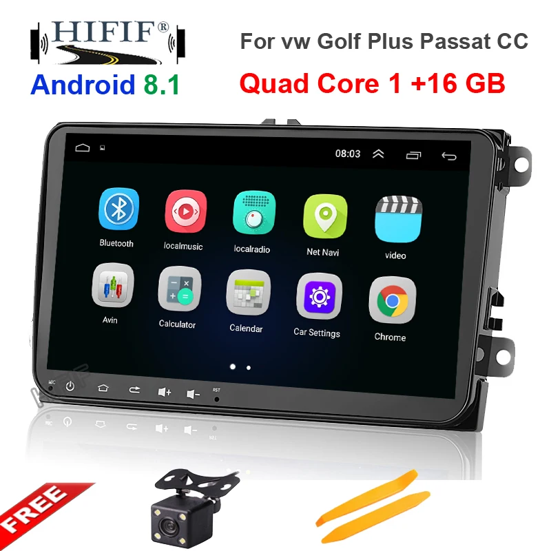 

9"Android 8.0 Octa/Quad Core Car Player Radio GPS No DVD for vw Volkswagen Golf Plus Passat CC Touran Tiguan Sharan Skoda Seat