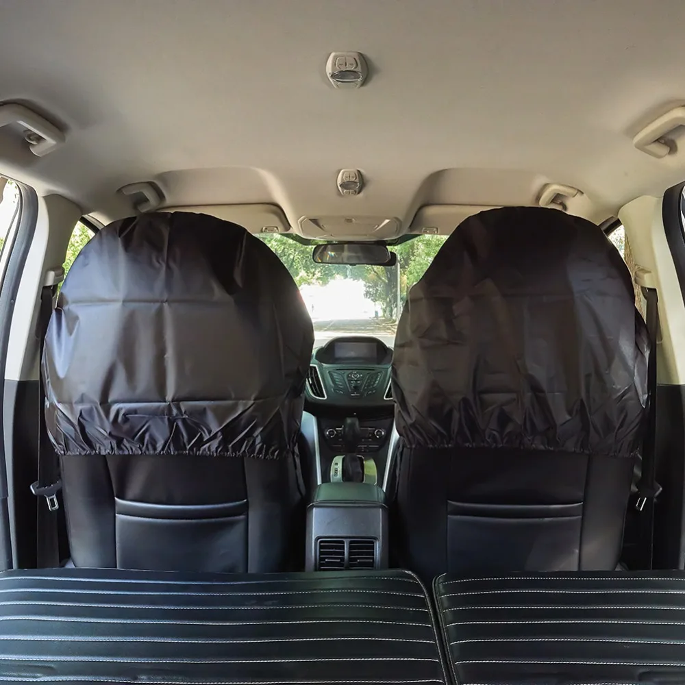 Waterproof Car Seat Covers Oxford Cloth Automobile Front Seat Cover Protector Pads 2 Pieces Durable Car Interior Accessories Waterproof Car Seat Covers Oxford Cloth Automobile Front Seat Cover Protector Pads 2 Pieces Durable Car Interior Accessories