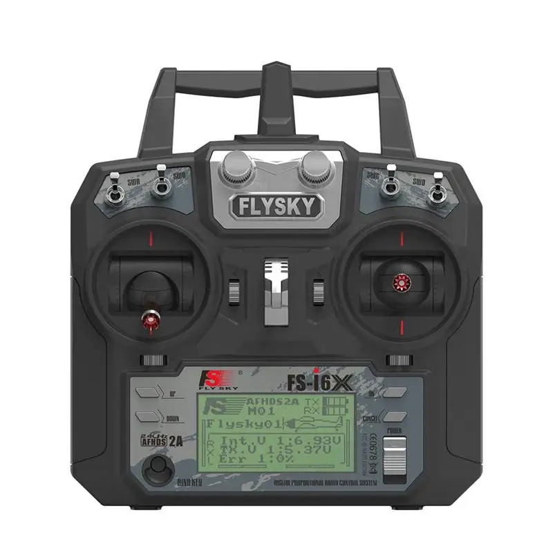 Радиоуправляемый передатчик FATJAY FlySky FS-i6X 10CH 2 4G радиоуправляемый самолет