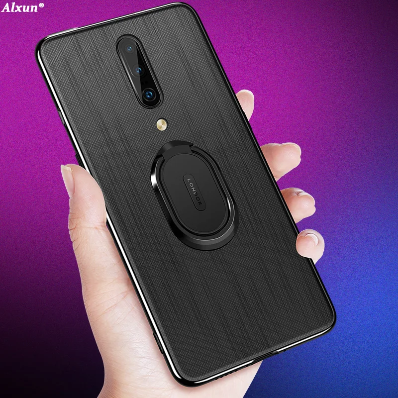 Alxun для Oneplus 7 Pro чехол автомобильная магнитная подставка TPU + PC задняя крышка One plus