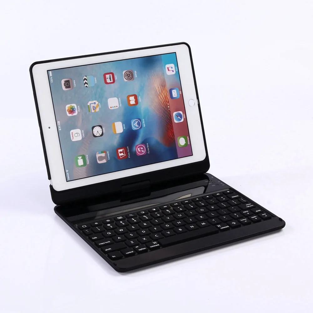 Для iPad Air 1/2 Модный 7 видов цветов со светодиодной подсветкой вращающийся на 360