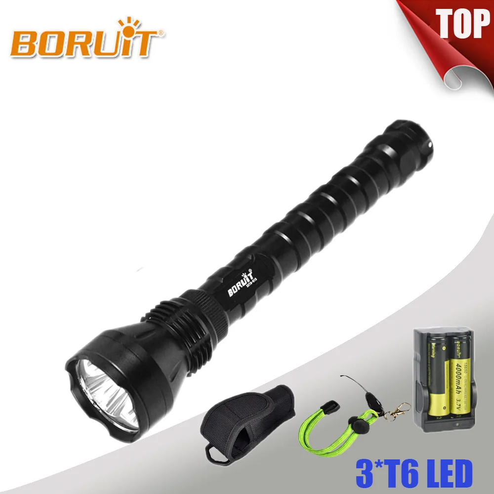 

BORUT Lantern XML T6 5 Modes LED Torch Flashlight Waterproof Tactical Lamp For Hunting Fishing Camping by 18650 Batteries