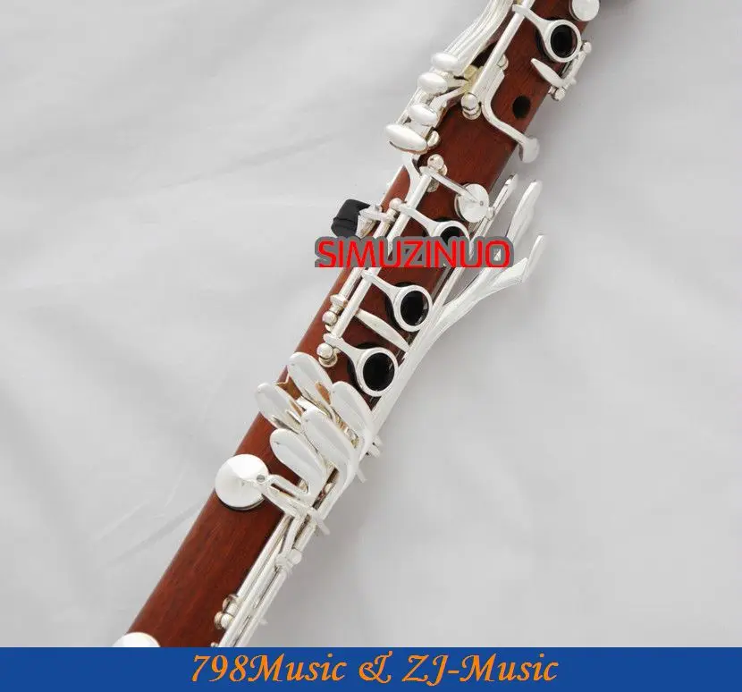 

Professional Rose Wooden 19 Key Bb Clarinet Boom System With Case