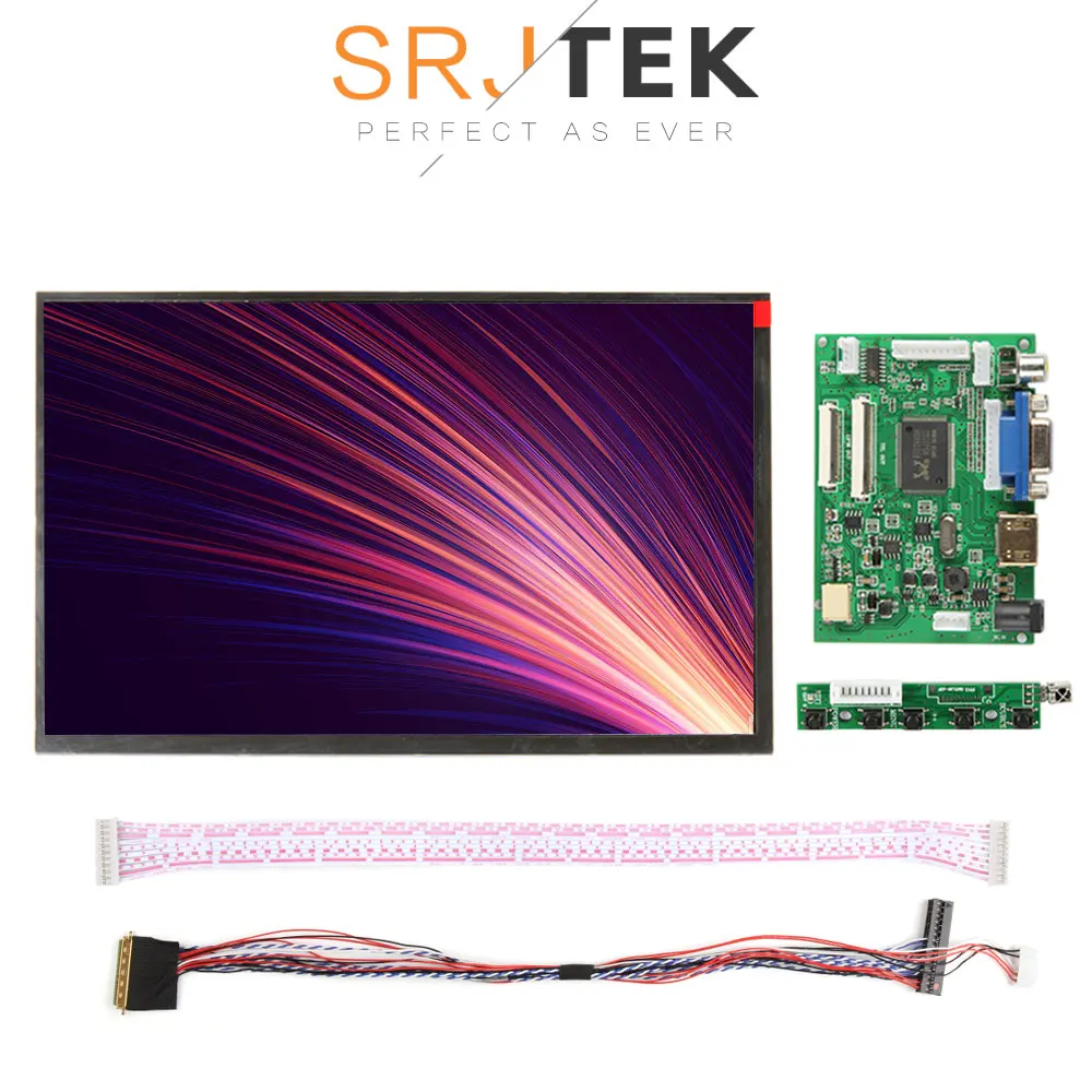 BP101WX1-206 10.1 IPS for Raspberry Pi Monitor 1280*800 101WX1-206 LCD Display Remote Driver Board HDMI 2AV VGA For Lenovo S6000 |