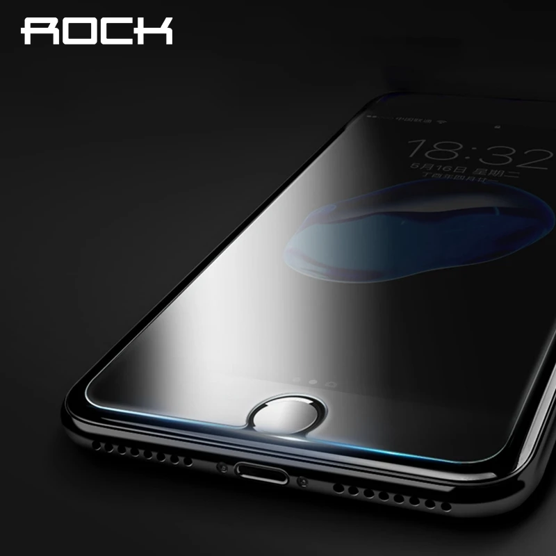 ROCK Защитная пленка для экрана iPhone XS Max XR X 6 6s 7 8 plus 5 S SE прозрачное закаленное стекло