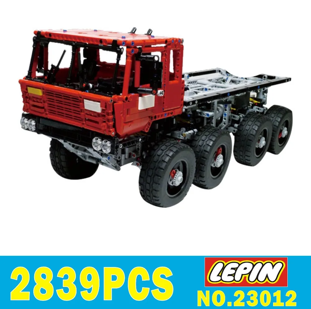 

LEPIN 23012 2839pcs Technic Series Vehicles Car Model Toy 813 Building Blocks Bricks Equipped with 5 motors and 1 charging box