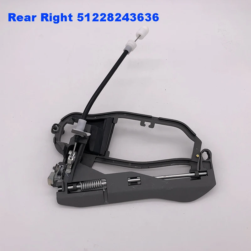 Дверная ручка Перевозчик Для X5 E53 2000-2007 OEM 51218243615 51218243616 51228243635 51228243636