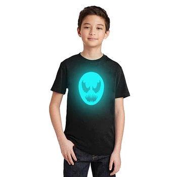 

LYTLM Venom Shirt Kids Baby Boy Summer Clothes 2019 Baby T-shirt Girl Jongens Kleding Glow in Dark Funny T Shirt Garcon Enfant