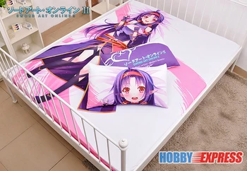 

Hobby Express Konno Yuuki - Sword Art Online Japanese Bed Blanket or Duvet Cover with Two Pillow Cases H0407