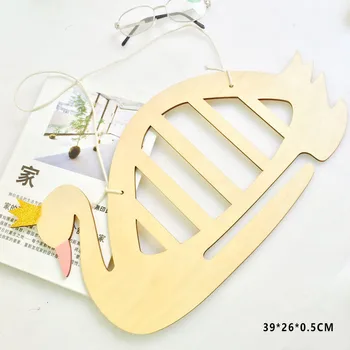 

Creative Carton Christmas Kid's Room/Living Room Wooden Swan/Hedgehog/Elk Desktop Decor Nordic Birthday Gifts Crafts Ornament