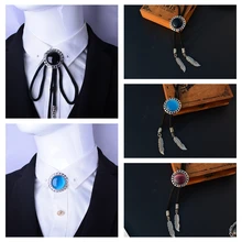 Модный воротник, веревка, Ретро стиль, кристалл, Боло, галстук для мужчин, драгоценный камень, галстук-бабочка, галстуки для мужчин, ожерелье, аксессуары, Свадебный галстук