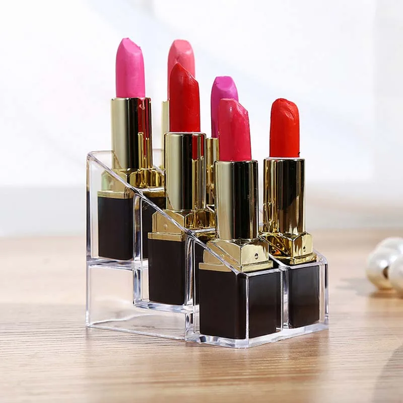 Acrylic Lipstick Storage Box Makeup Containers Cosmetic Organizer