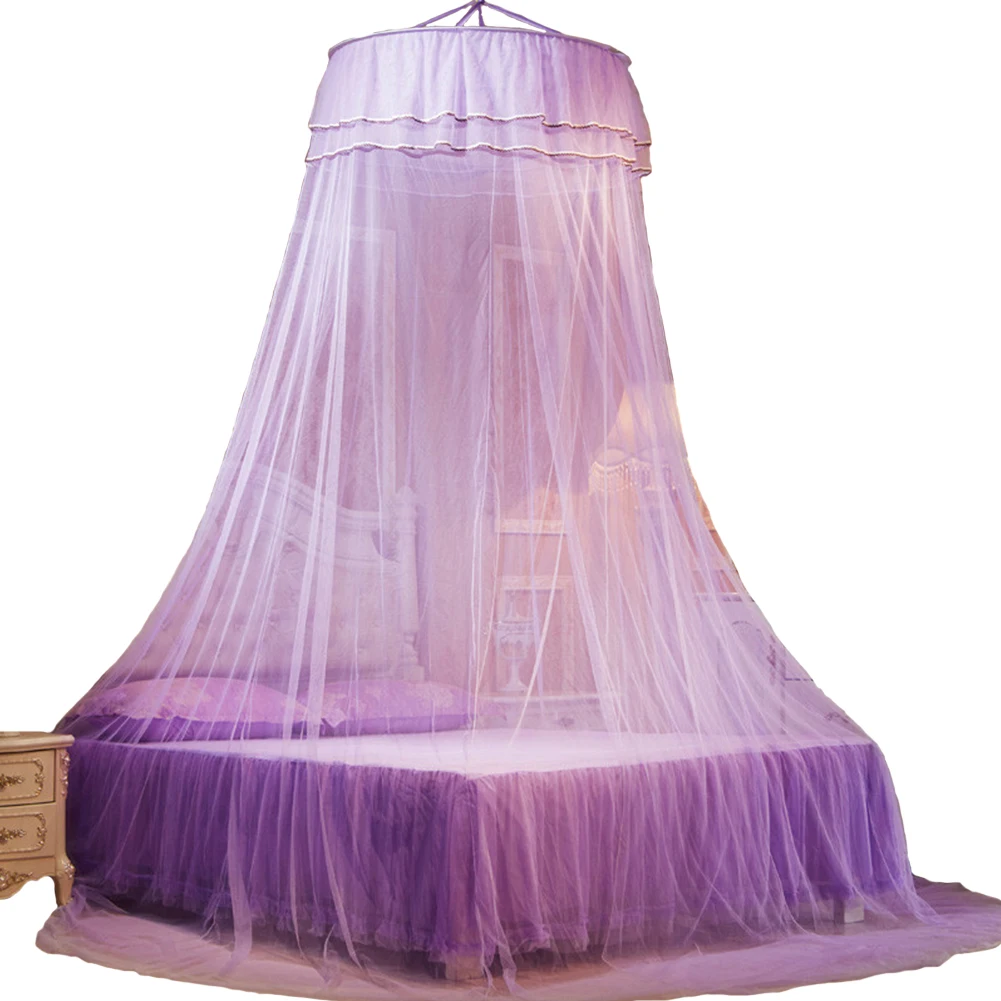 

Encryption Mosquito Net Kids Home Heighten Summer European Style Hanging Dome Bedding Lace Canopy Mesh Foldable