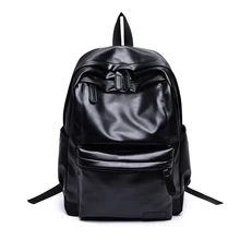 Haute Qualité Angleterre Vintage Style PU Cuir Hommes Sacs À Dos Pour Le Collège Style Preppy École Sacs À Dos pour 14 pouce ordinateur portable sacs