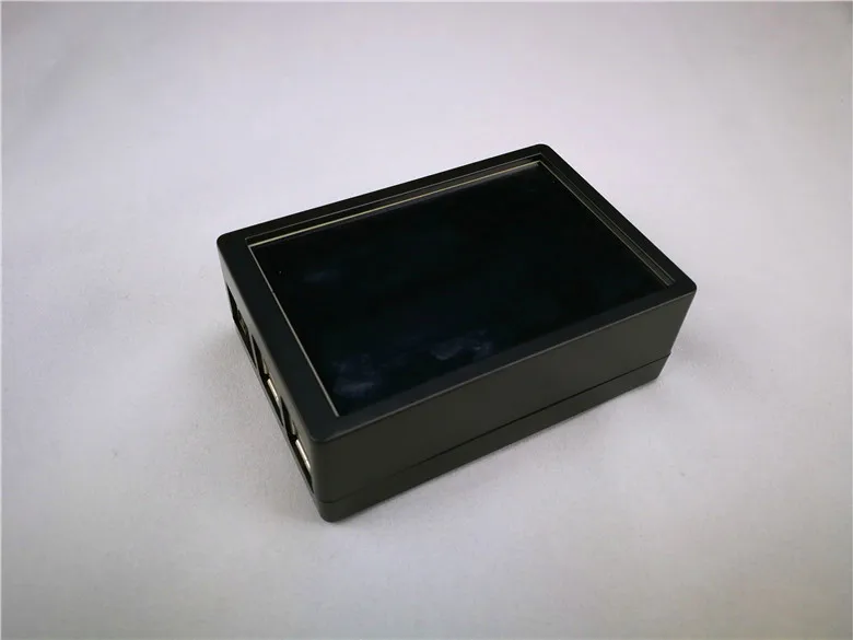 Корпус для Raspberry Pi поддержка 3,5 дюймов дисплей коробка сменная крышка монтажный вентилятор совместимый RPI 3 Модель B+ ABS черный