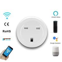 3 Pin UK Wifi Plug Adapter Smart Wifi Socket Auto Timer Remote Wireless App Control For Smart Home Switch Alexa Voice IFTTT 3 Pin UK Wifi Plug Adapter Smart Wifi Socket Auto Timer Remote Wireless App Control For Smart Home Switch Alexa Voice IFTTT