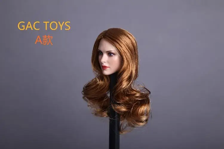 GACTOYS GC005 1/6 Европейская Женская красивая леди голова Лепка для 12 дюймов