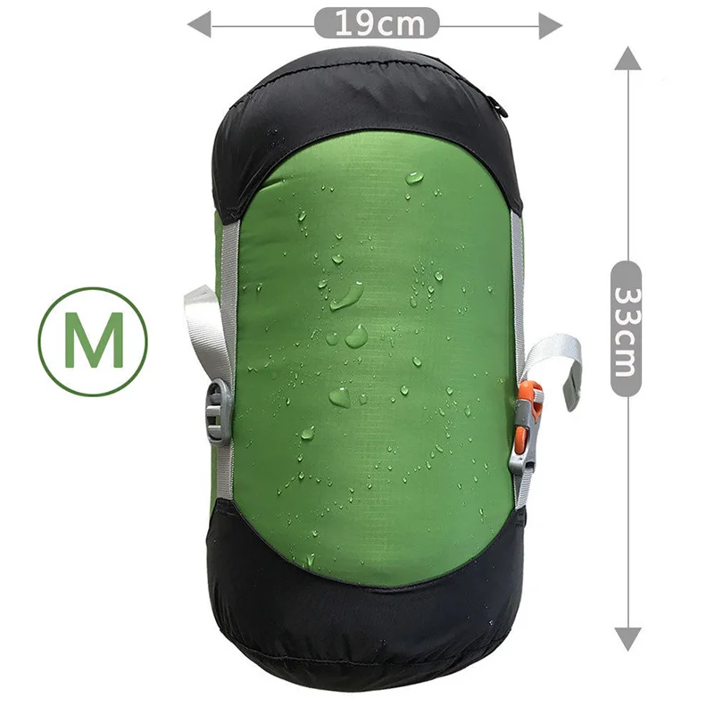 Сухой мешок компрессионный мешок зеленый спальный Прачечная путешествия Кемпинг водонепроницаемый пакет для хранения Регулируемый полезный мешок пакет - Цвет: M