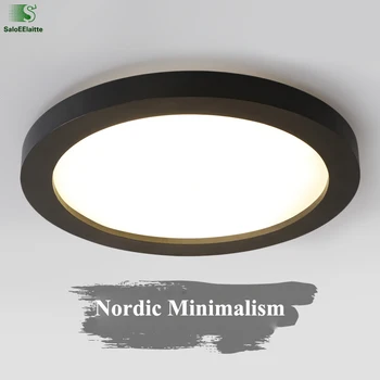 

Nordic Minimalism Metal Dimmable Led Ceiling Lights Round Acrylic Bedroom Led Ceiling Lamp Living Room Led Ceiling Light Fixture