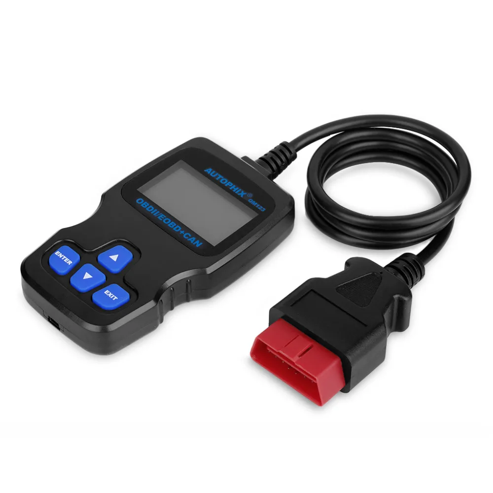 Оригинал AUTOPHIX OBDMATE OM123 ручной сканер OBDII EOBD многоязычный анализатор двигателя