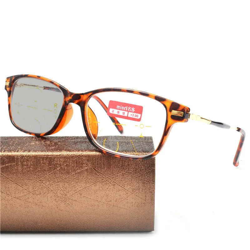 MINCL/Transition Sun Photochromic Reading Glasses Men adjustable vision