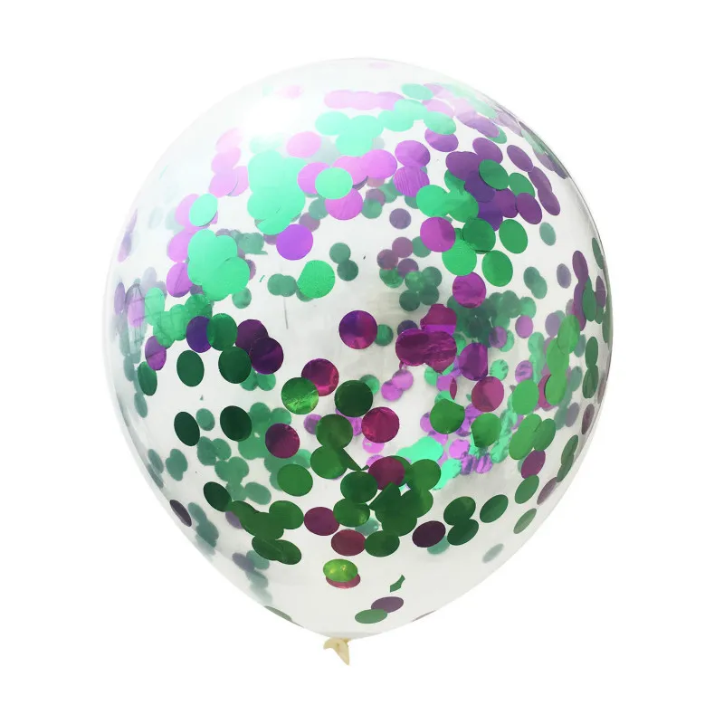 5 шт./лот, прозрачные шары, красные, серебристые, зеленые, синие ...