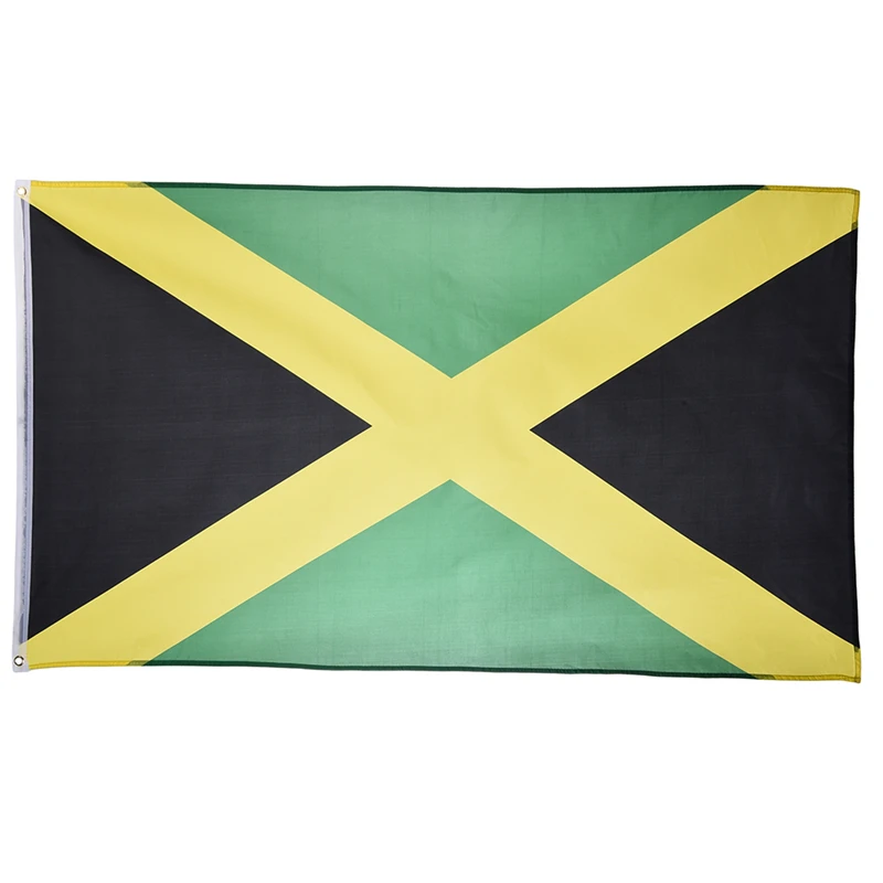1 pc 90x150 см Национальный флаг Ямайки для празднования домашнее украшение, подвесные большой 3x5FT Национальный ямайский флажки для украшения для дома