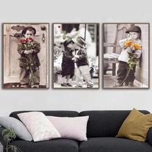 Boy Girl Romantic Childhood Wall Art Canvas Painting Nordic Posters And Prints Wall Pictures For Living Room Bedroom Home Decor Boy Girl Romantic Childhood Wall Art Canvas Painting Nordic Posters And Prints Wall Pictures For Living Room Bedroom Home Decor