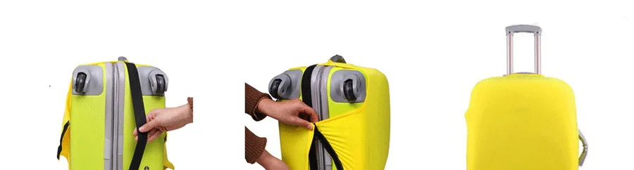 Эластичные Чемодан крышка применить к 18 ~ 30 дюймов чемодан защитная крышка багажника стрейч троллейбус случае колпак Туристические товары